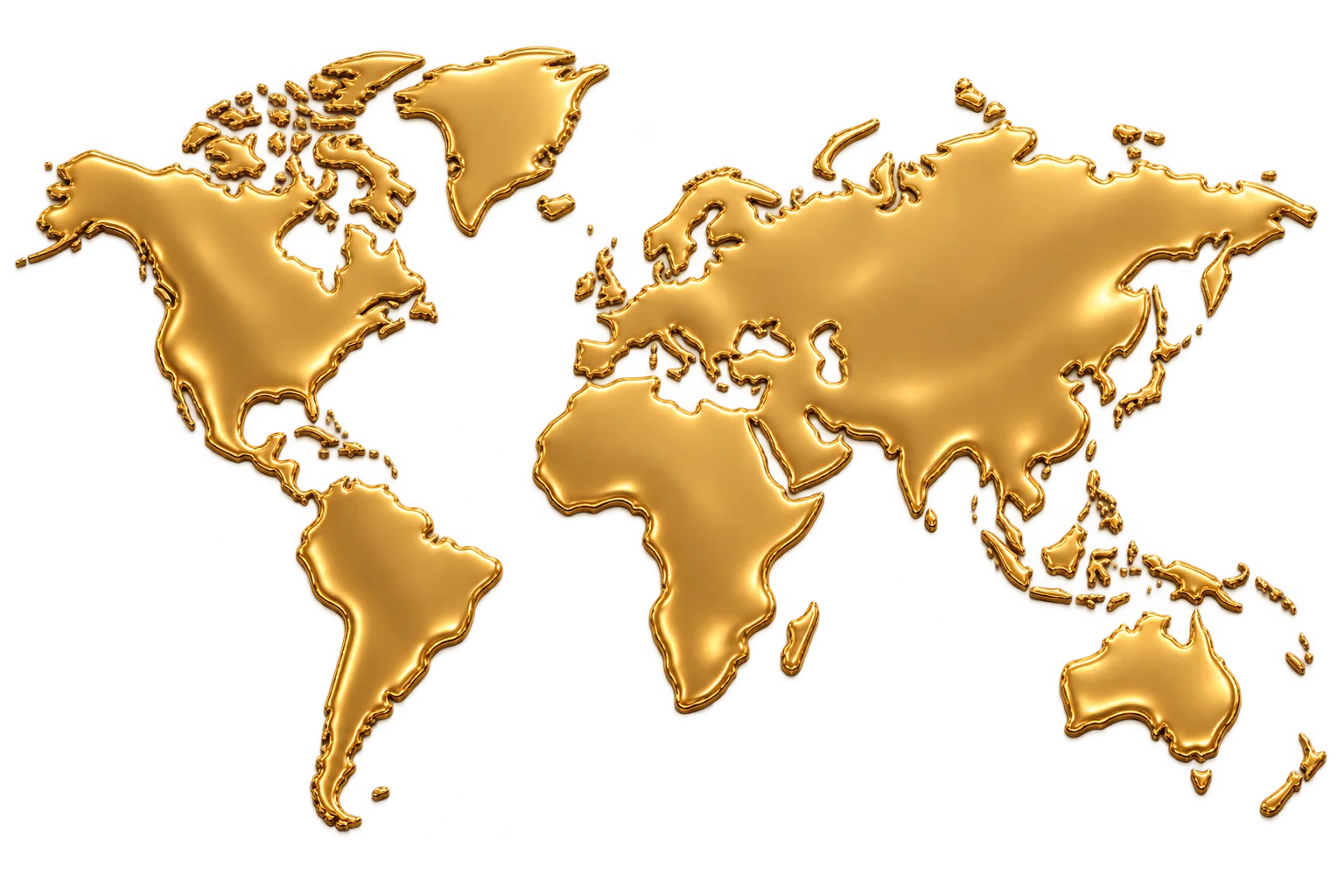 Stylized gold world map showing Scarlett Heels boutique locations